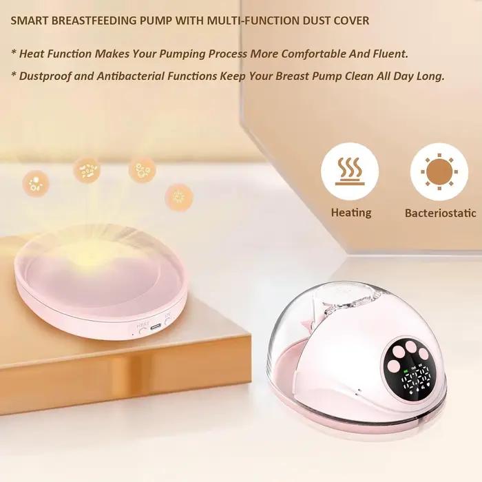 Tire-lait portable mains libres électrique - Avec chauffage et stérilisateur UV option sans fil