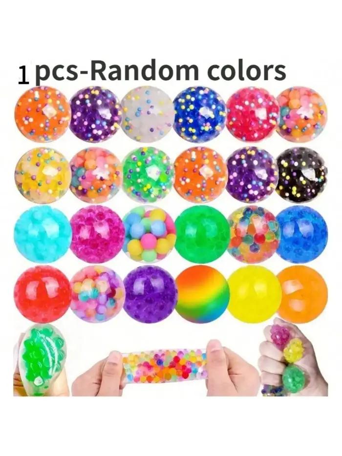 Balles anti-Stress sensorielles pour adultes et enfants, jouets Squishy Fidget, paquet de 10, jouet