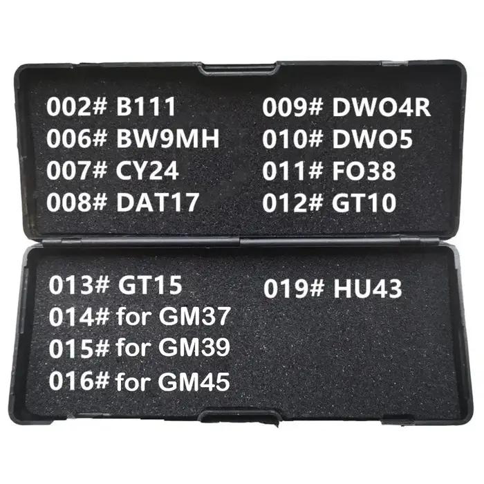 1-19 LiShi 2 en 1 B111 BW9MH CY24 DAT17 DWO4R DWO5 FO38 GT10 GT15 pour GM37 GM39 GM45 HU43 outils de