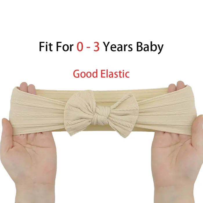 3 pièces/ensemble bébé fille bandeaux Lot arcs bébé bandeau nouveau-né cadeau élastique bandes de ch