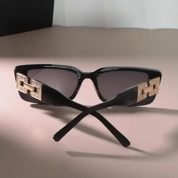 Lunettes de soleil carrées classiques pour hommes et femmes, lunettes de soleil miroir à petit cadre