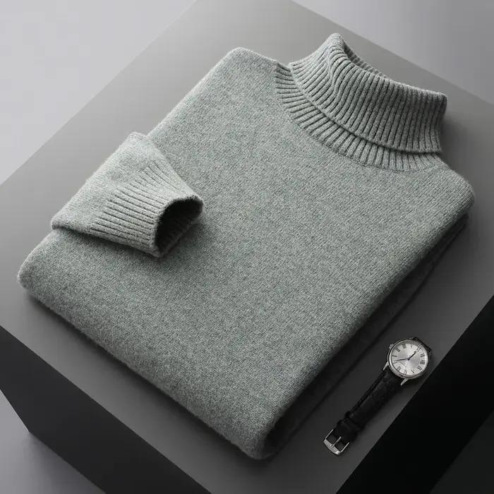 MVLYFLRT hommes pull automne et hiver nouveau pull en cachemire 100% Pure laine tricot pull mode hau
