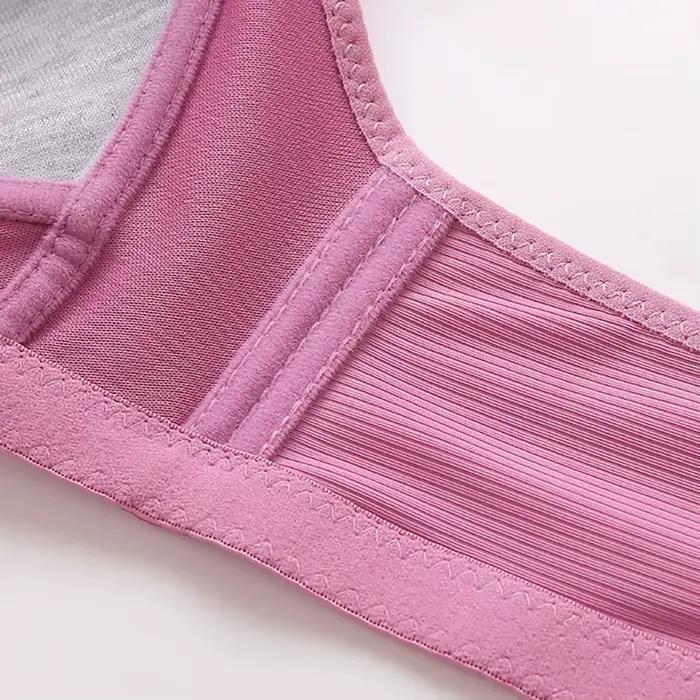 Soutien-gorge d'allaitement sans armatures, soutien-gorge à couverture complète, effet de moulage et
