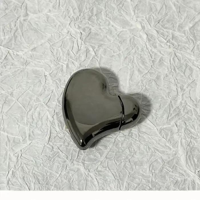 Briquet gonflable en alliage métallique forme d'amour design personnalisé élégant pour homme femme cadeau romantique occasions spéciales