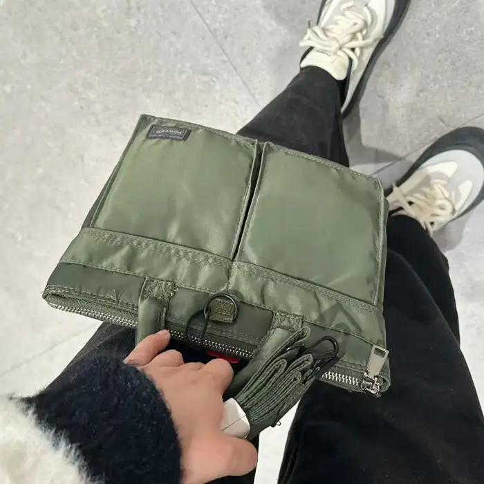Porter – sac fourre-tout à bandoulière de grande capacité, fourre-tout de voyage pour étudiants, déc