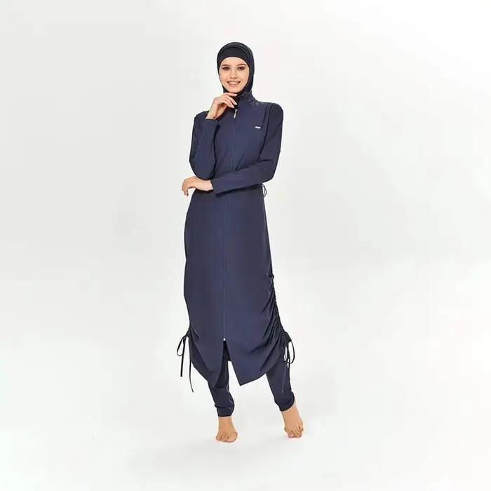 3 pièces musulman modeste Burkini Femmes maillots de bain maillot de bain pour femmes Abayas Hijab i