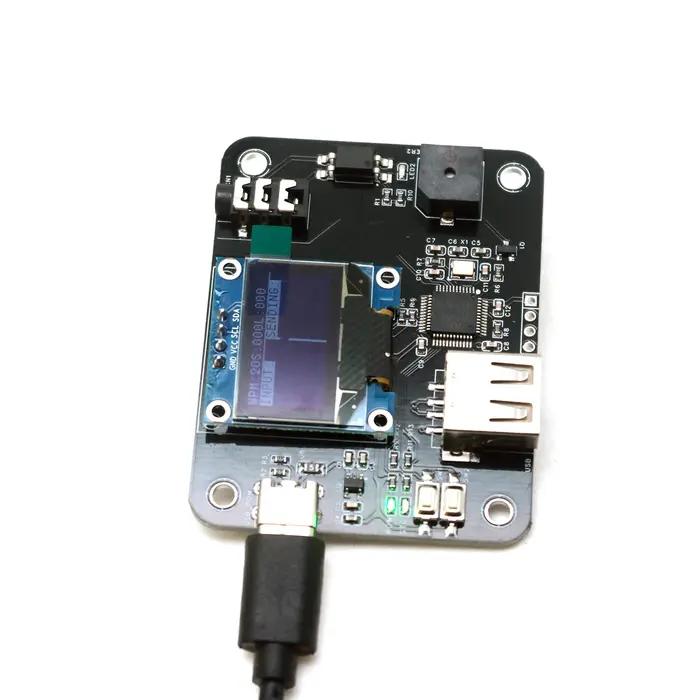 Clavier d'entraînement et de transmission de radio amateur CW avec écran OLED et USB, clavier électr
