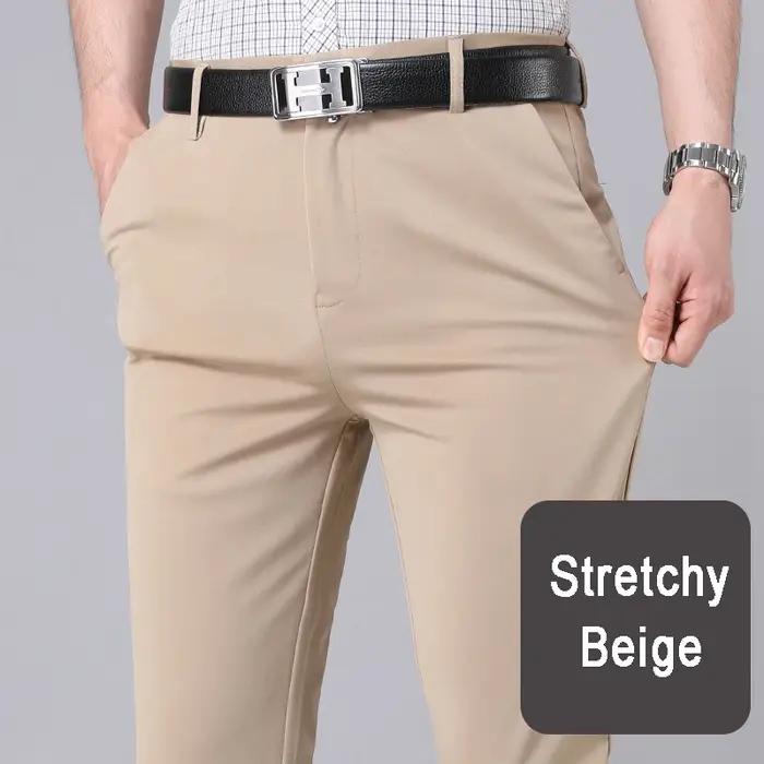Pantalon décontracté intelligent pour hommes, extensible, sport, séchage rapide, pleine longueur, dr