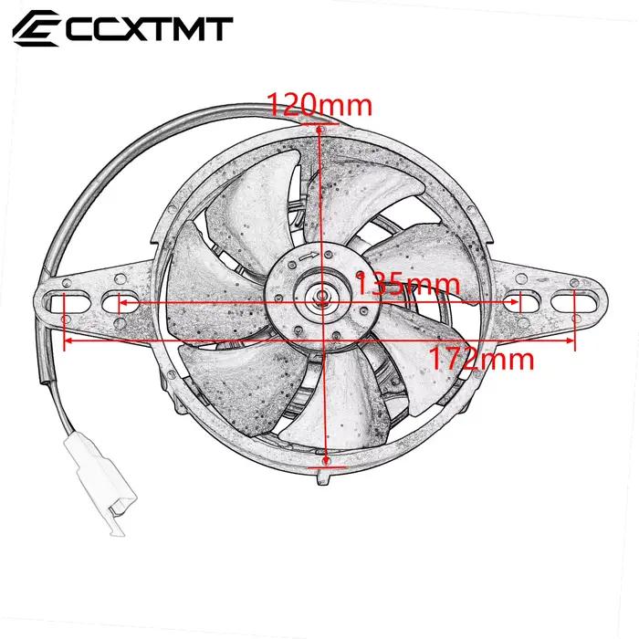 Radiateur électrique de moteur de refroidisseur d'huile de ventilateur de refroidissement de moto 12V pour Honda Yamaha