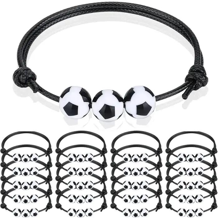 10/20 pièces sport fête charme Football bracelet capitaine Football Bracelets inspirants Bracelets S