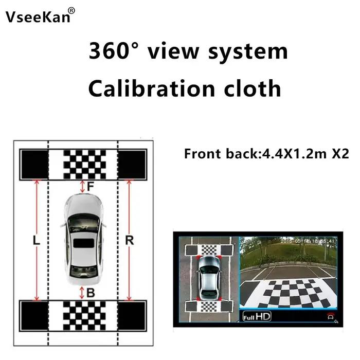 Tissu d'étalonnage d'achat automatique pour voiture 360 ° tissu de débogage du système d'image pan