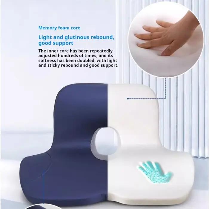Coussin de siège rehausseur de mousse à mémoire de forme pour conducteur, confort universel toute l'année à offrir pour les longs trajets et les voyages