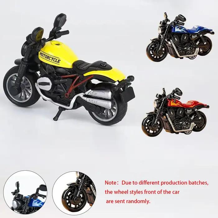 Jouet de modèle de moto en alliage pour garçon, mini véhicule de collection, cadeau d'anniversaire, accessoire de décoration chambre