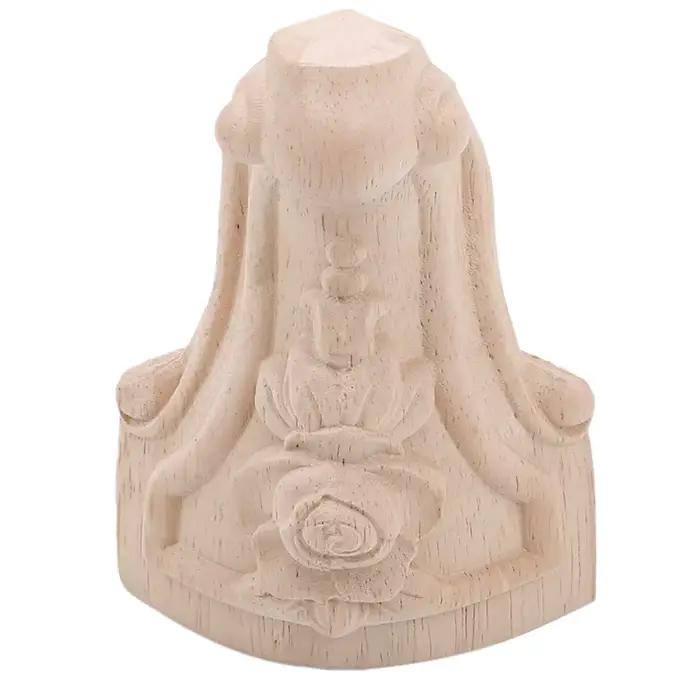 Pieds de meubles sculptés en bois massif de Style européen, 4 pièces, pieds de siège de meuble TV, a
