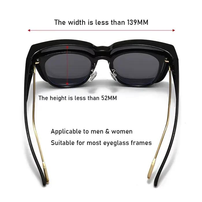Lunettes de soleil polarisées pour hommes et femmes, verres de Prescription pour myopie, Vintage, vo
