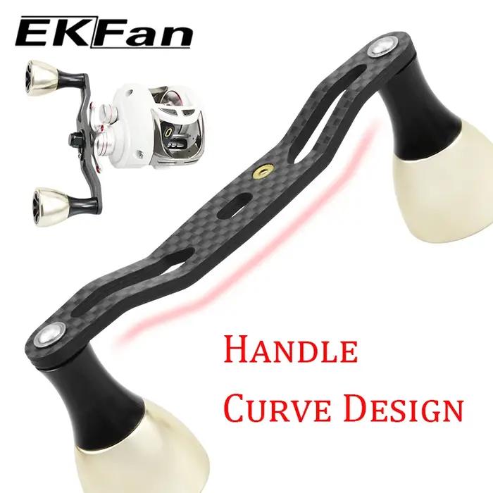 EKFAN-Poignée de pêche en fibre de carbone adaptée pour SHI et DAI, moulinet jig, compte tenu des go