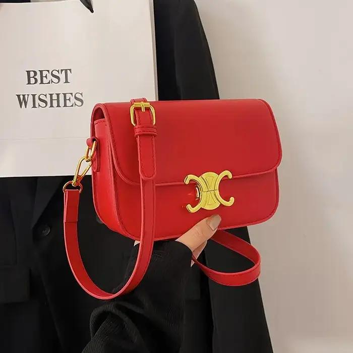 Sac messager classique vintage pour femmes 2026, en cuir suédé souple, idéal pour les occasions de b