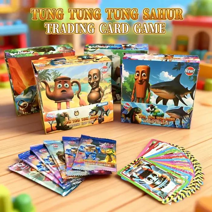 Cartes de collection Brainrot italien cartes à collectionner carte de jeu Carte de combat Toystung S
