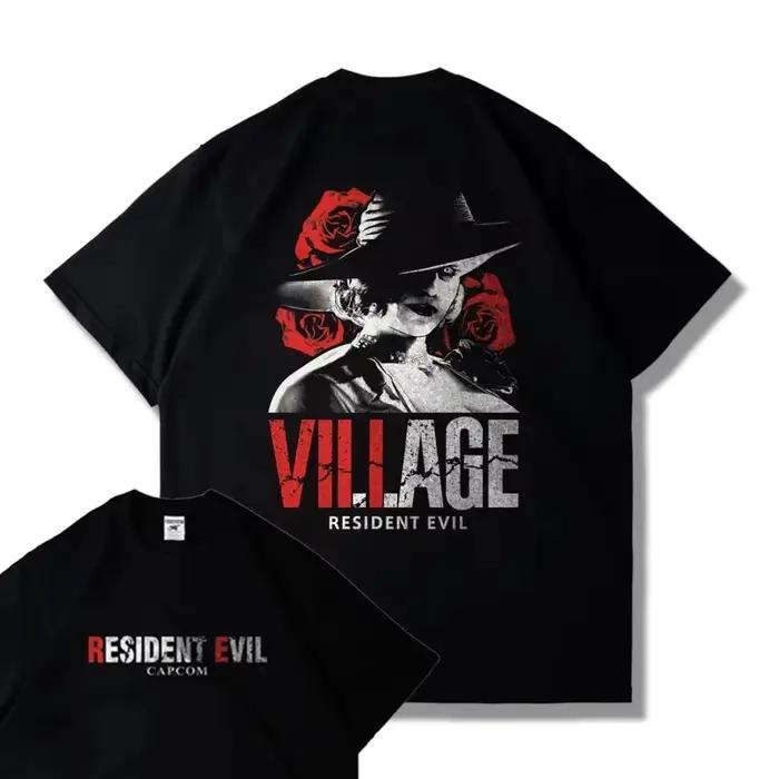 CAPCOM-T-Shirt à Manches Courtes pour Homme et Femme, Vêtement Imprimé Saint Valentin, Harajuku, Y2k