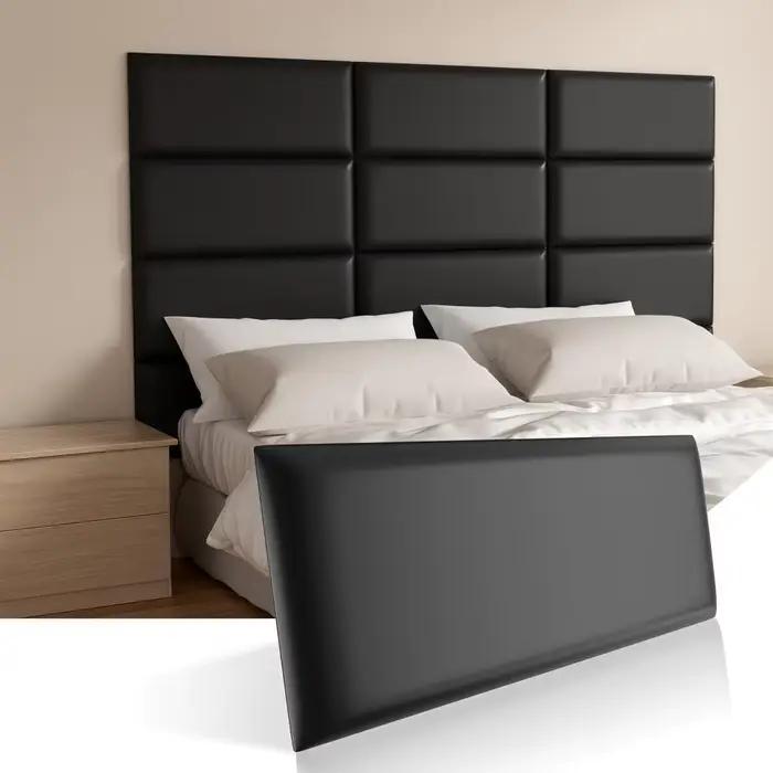 Panneau mural 3D autocollant pour tête de lit décoratif chambre à coucher salon transformation intérieure élégance sophistication