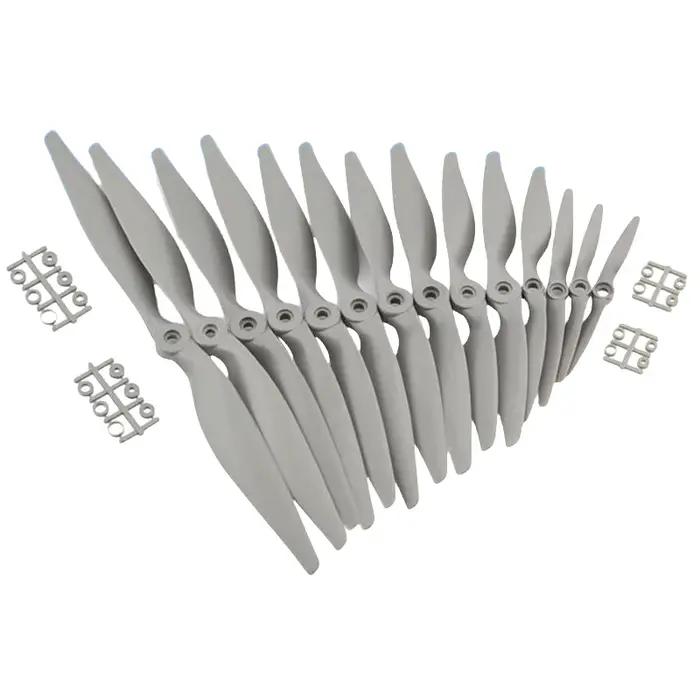 Véritable jeu d'hélices Gemfan RC pour modèle d'avion-6x4 7x5 8x4 8x6 9*4.5 9x6 10x7 10x5 11x7 12x6