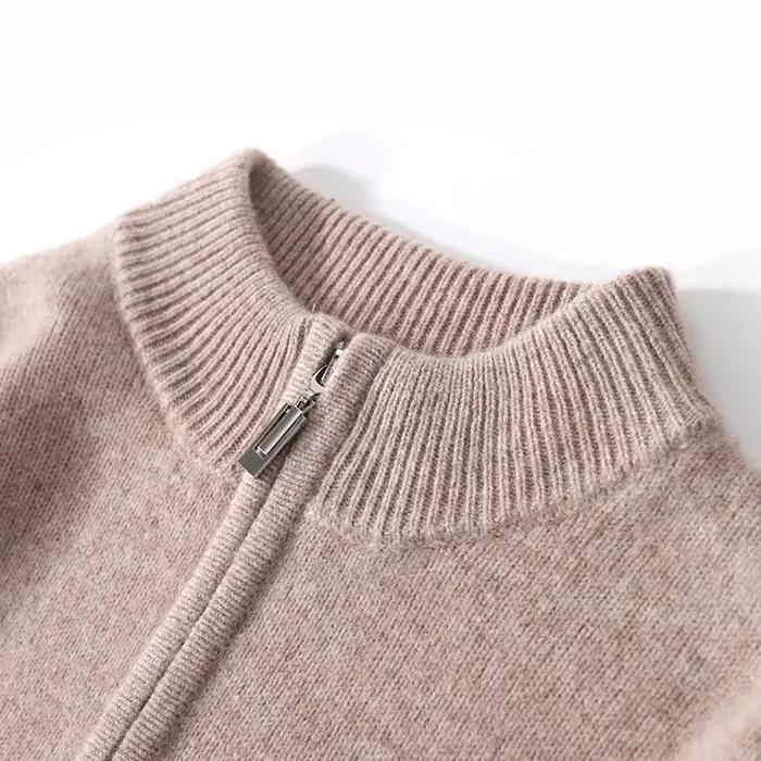 Pull en tricot décontracté pour hommes, 2024 pure laine, vêtements classiques, vent anglais, solide,