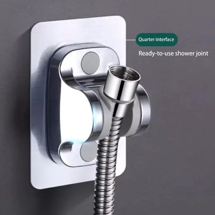 Support de douche réglable avec coussin de siège suspendu et auvent pare-pluie pour salle de bain modernisée et relaxation maximale