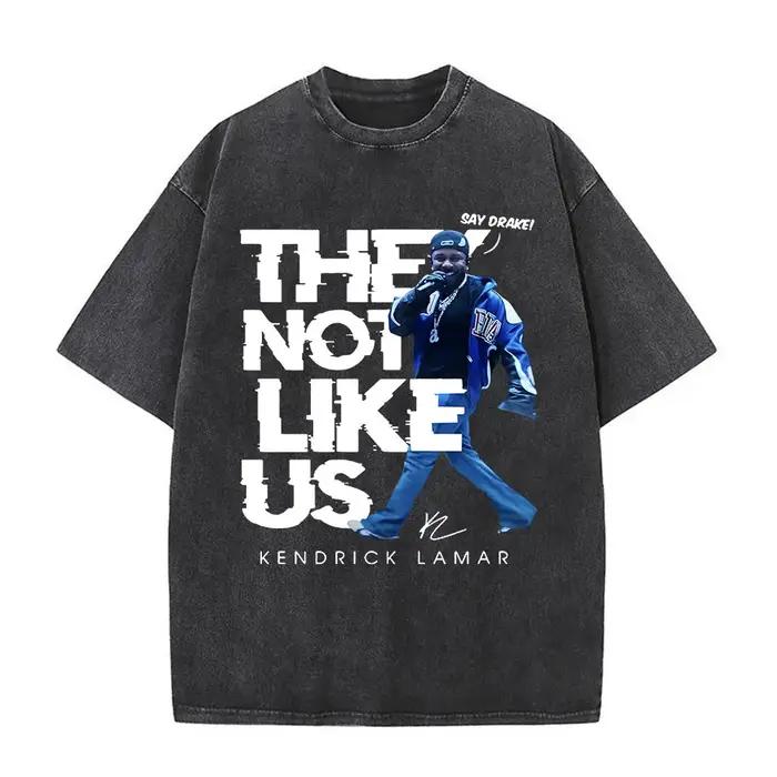 Lavé Vintage rappeur Kendrick Lamar Album Merch T-shirts vêtements pour hommes Hip Hop rétro surdime