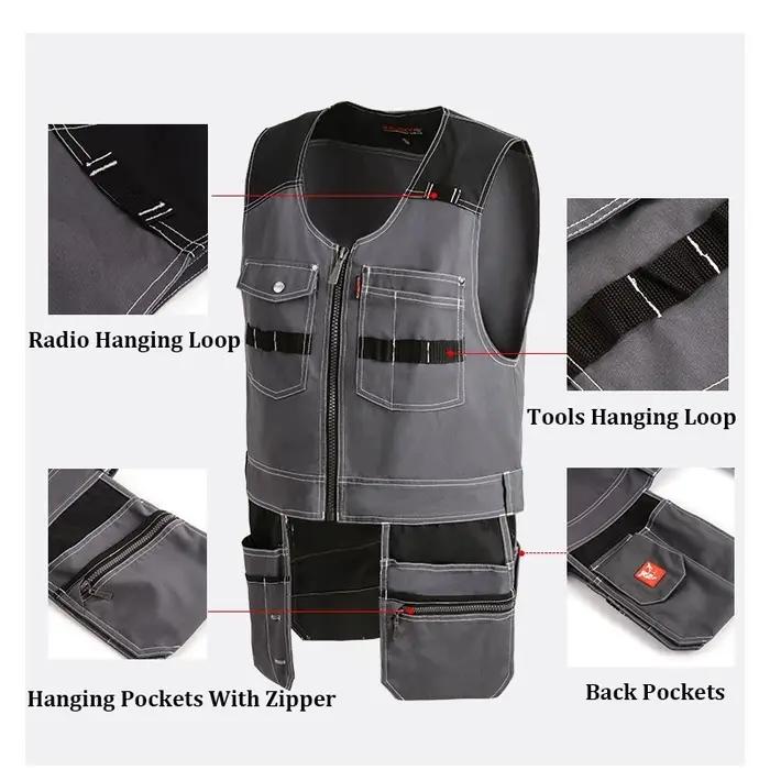 Bauskydd haute qualité hommes mâle femme vêtements de travail en plein air hommes gilets de travail