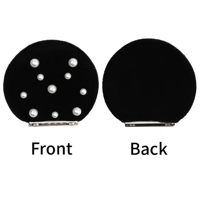 1 paire d'aimants en velours 3.3 pouces pour casquettes de Baseball pour enfants, bandeau de Festiva