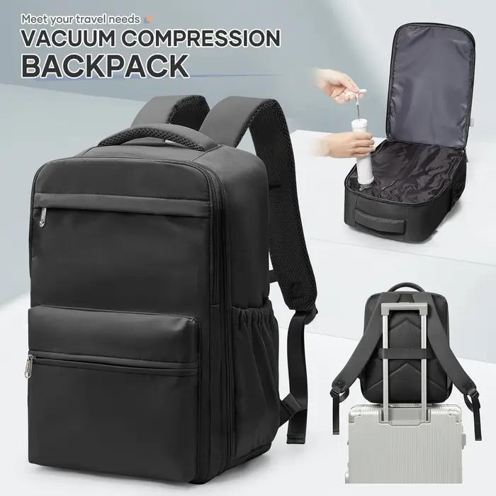 Compression sous vide pour sac à dos avec pompe manuelle, sac à dos de voyage approuvé Ryanair 40x30