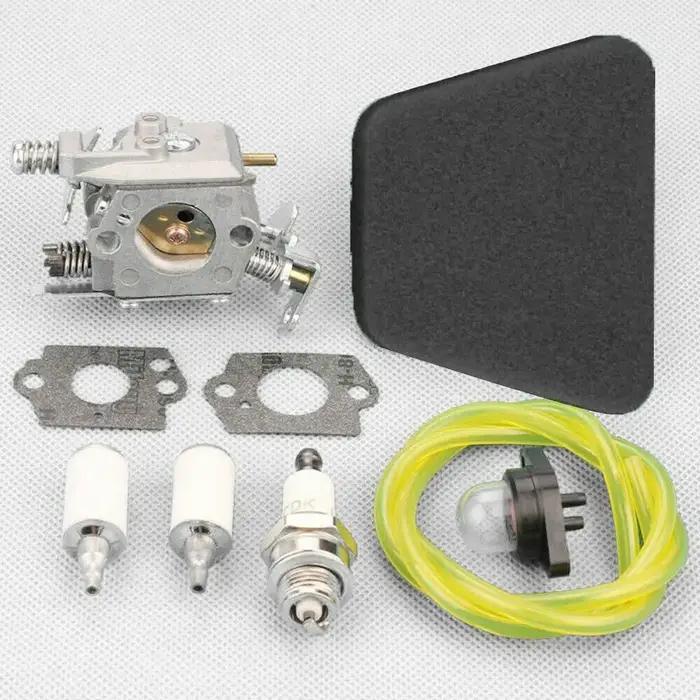 Kit de carburateur de tronçonneuse pour Partner 351 352 370 371 Poulan 2050 2055 2115 2150 2175 McCu