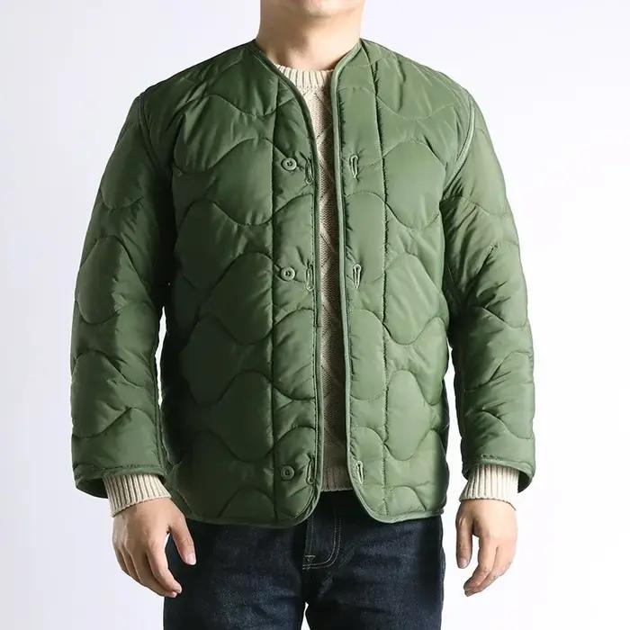 Veste militaire classique faite à la main, coton rouge Tornado, réédition de la taille américaine, h