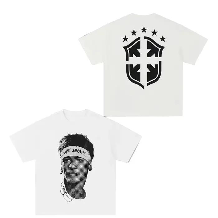 T-shirt homme Cristiano Ronaldo fútbol superestrella Super moda impresa camiseta hombres desgastado