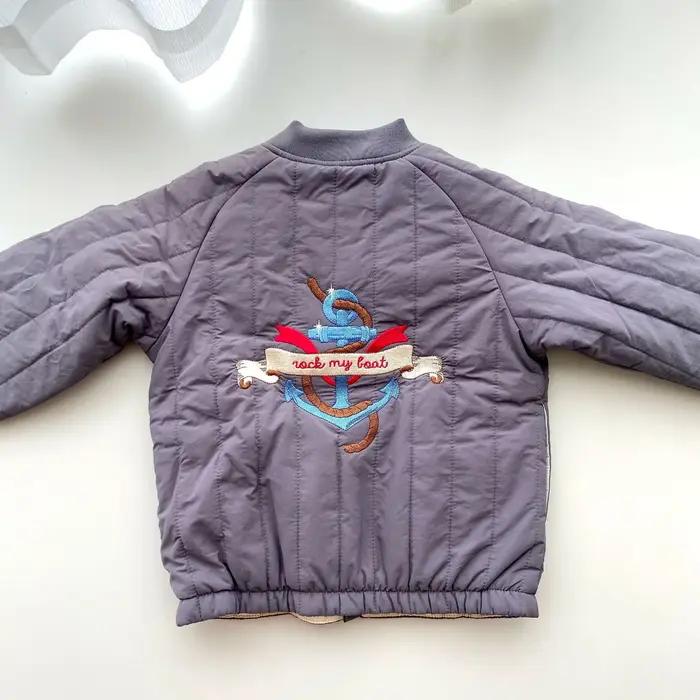 Vestes en coton pour bébés filles Hiver 2026 KS, Manteaux en laine d'agneau, Vestes pour enfants, Bl