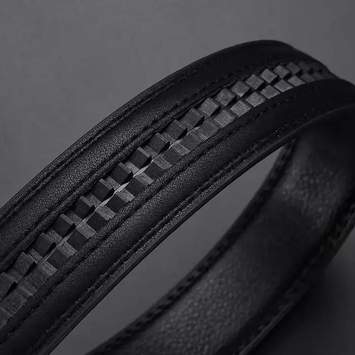 Ceinture à clic pour hommes, marque de luxe de styliste, ceintures en cuir véritable pour jeans, bou