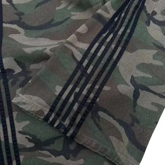 Jean baggy rétro Y2K, pantalon en denim à jambes larges, pantalon de survêtement camouflage brodé ra