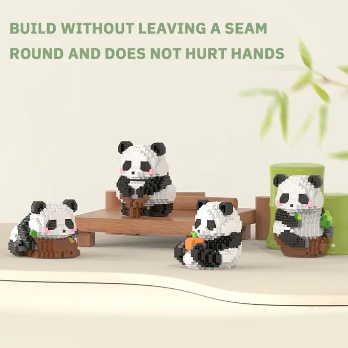 Mini Animal de Style Chinois à Assembler Soi-Même, Briques de Construction, Modèle Créatif, pour Gar