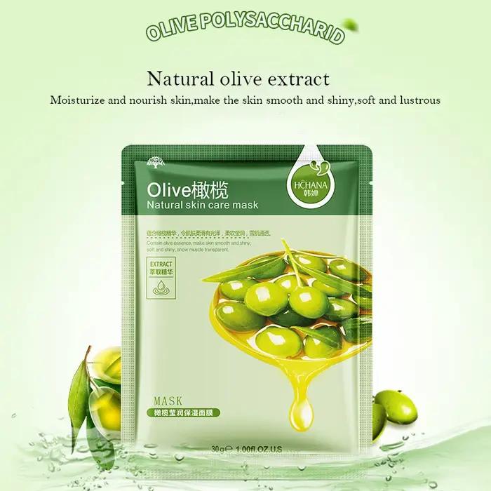 30 pièces masques faciaux Fruits frais blanchissant soin de la peau hydratant Anti rides hydratant c