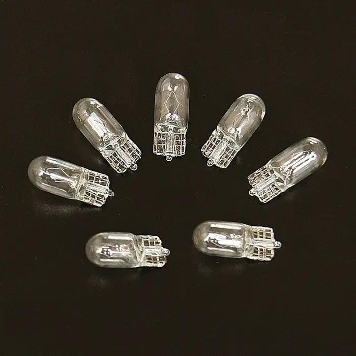 100 ampoules de voiture à filament unique T10 W5W 501 194, blanches, claires, en verre, 12V 5W W2.1x