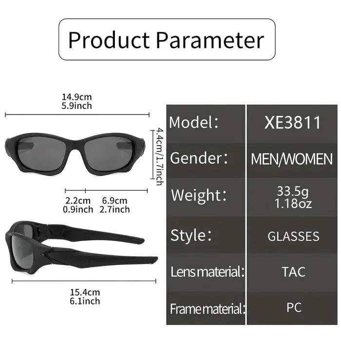 Lunettes de soleil de pêche tactiques coupe-vent pour hommes et femmes, nuances de camouflage classi