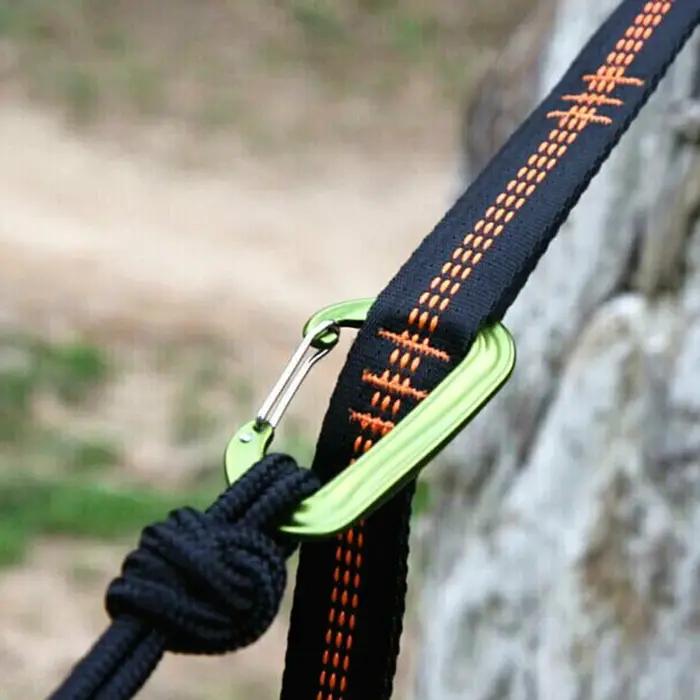 Sangles De hamac en Polyester, haute capacité De charge, 600lb, résistance à la rupture, corde De ce