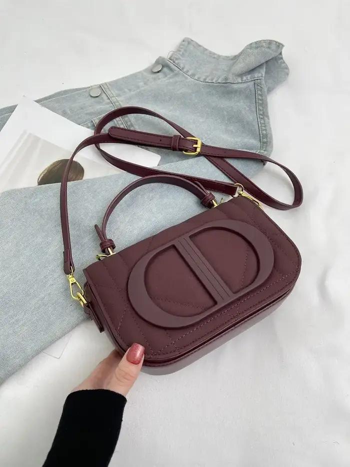 Sac à langer de luxe unique et élégant pour femmes, grande capacité, sac à bandoulière en cuir vinta