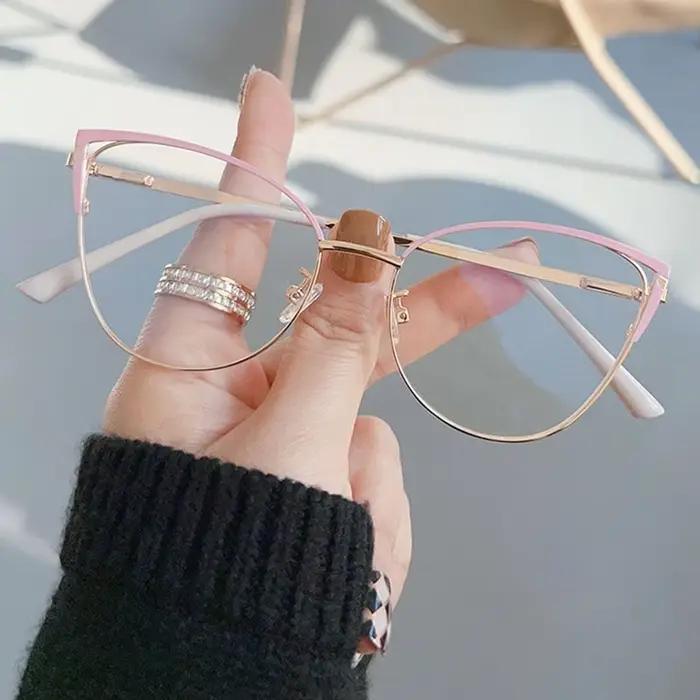 Lunettes bloquant la lumière bleue pour femmes, lunettes optiques, Protection des yeux, lunettes d'o
