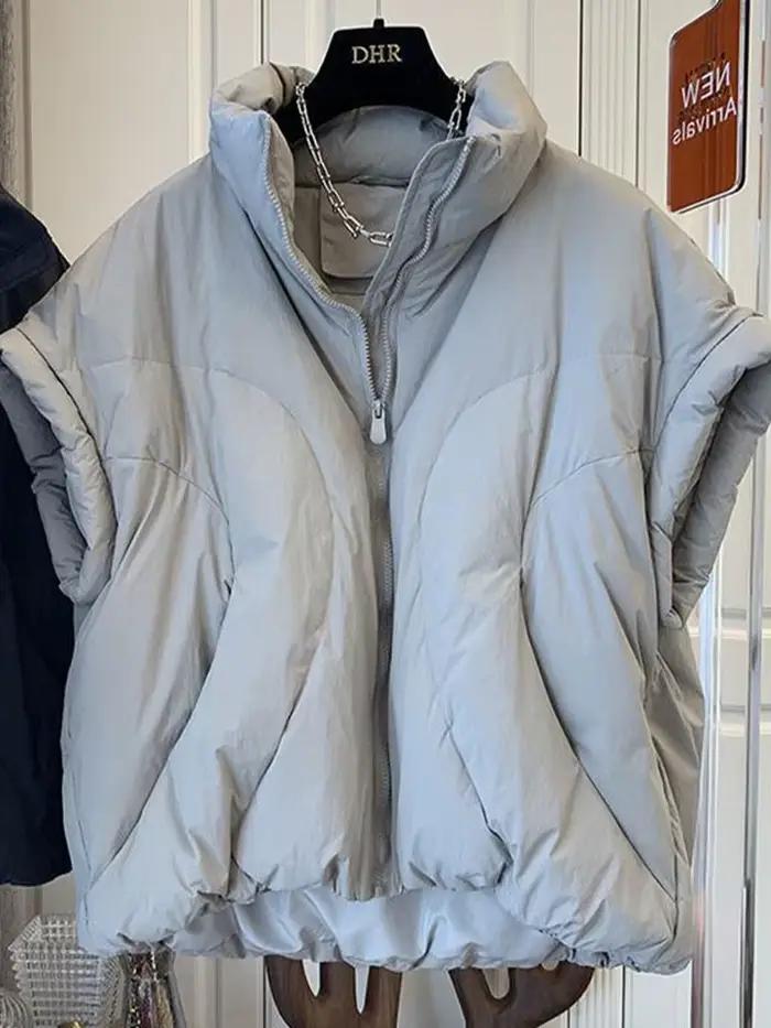 Doudoune Respirante Ultra Légère pour Femme, Manteau Rembourré, Gilet Chaud, Mode Coréenne, Hiver