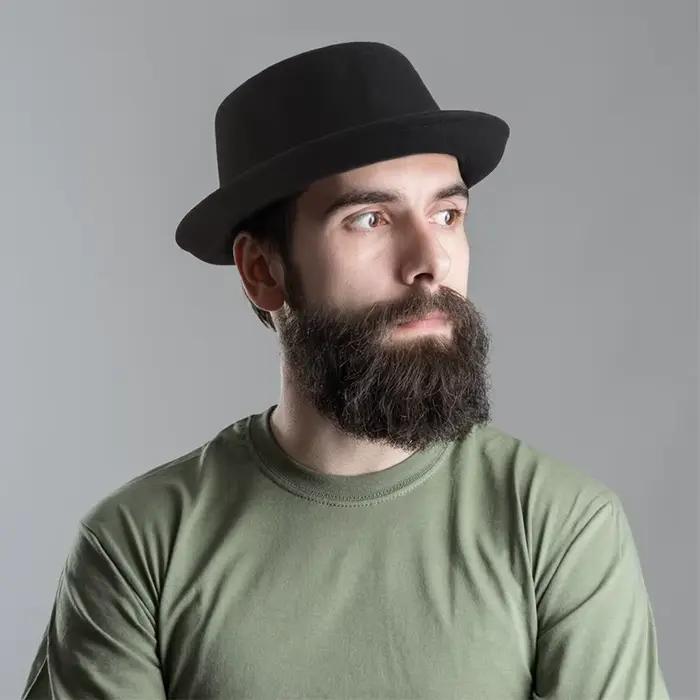 Chapeau Fedora 100% laine pour tarte de porc, pour femmes et hommes, automne et hiver, chapeau de po