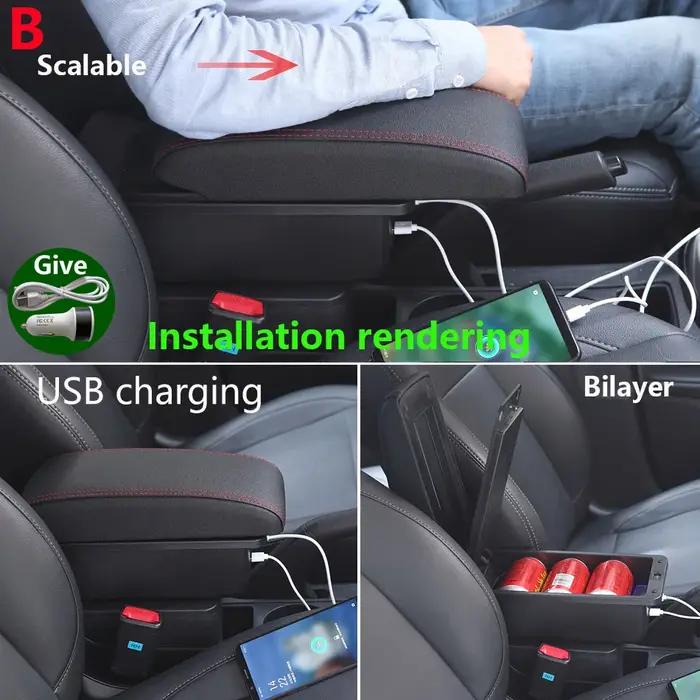 Boîte de rangement pour accoudoir de voiture Volkswagen Polo, rénovation dédiée, pièces de rénovatio