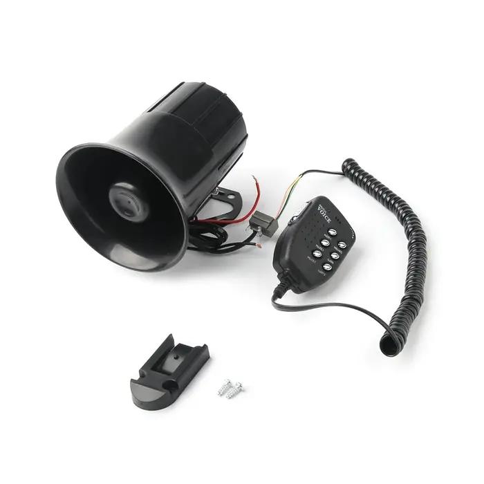 Sirène haut-parleur klaxon d'air 125DB fort 6 sons alarme Claxon 12V pour Auto voiture moto bateau m