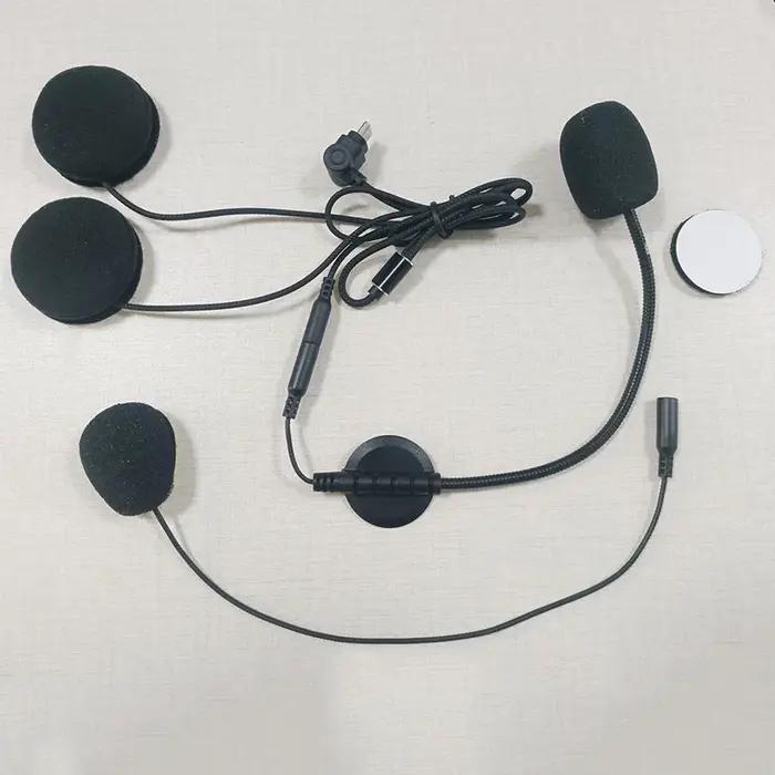Accessoires de haut-parleur pour écouteurs de Type C, double Microphone pour Teleheer V6 plus T6 XIN