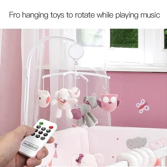 Boîte à musique télécommandée pour enfants - 35 chansons USB et cloches de mouvement berceuse